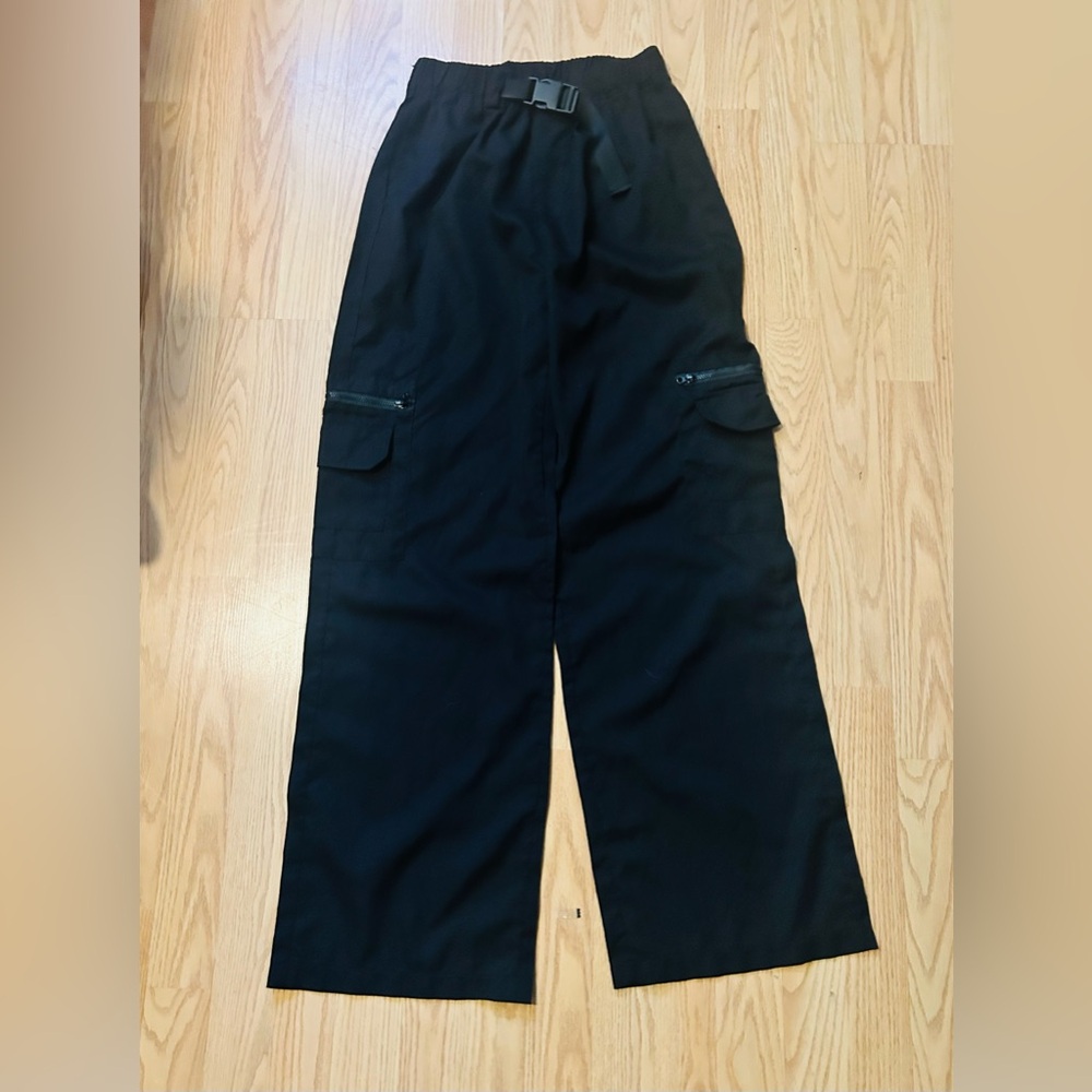 Shein Black Cargo Pants sz S